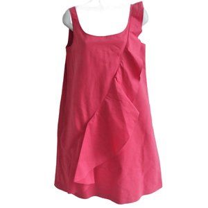Distressed Moschino Cheap and Chic Asymmetrical Ruffle Shift Tank Dress 6